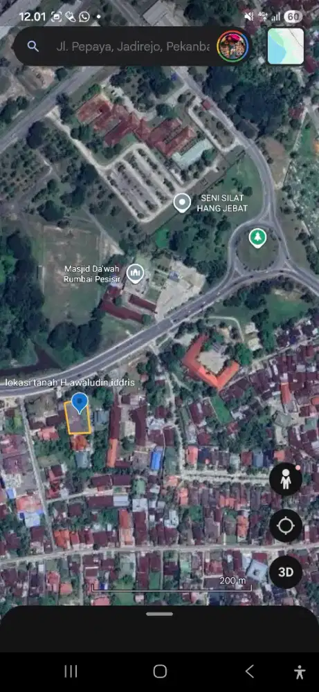 Dijual tanah luas 949M