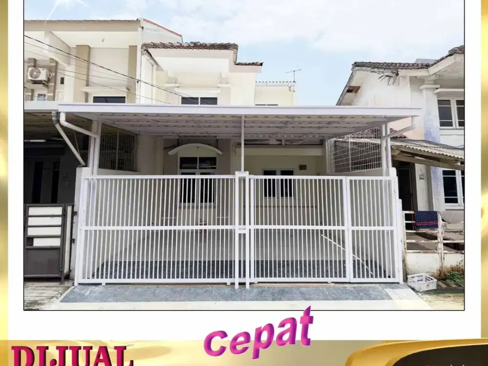 DIJUAL MURAH RUMAH 1 1/2 LANTAI DI GADING SERPONG TANGERANG