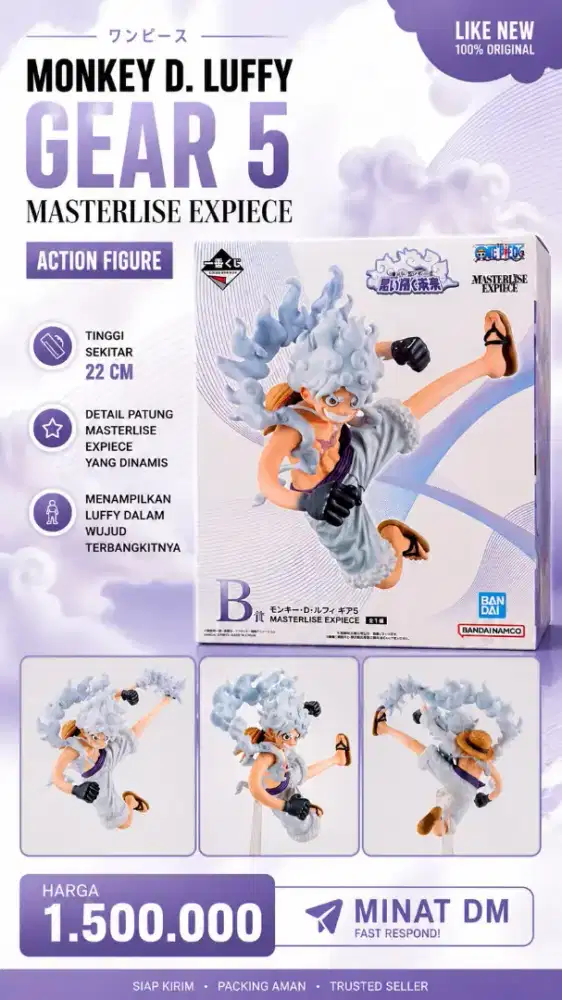 Ichiban Kuji Prize B Luffy gear 5