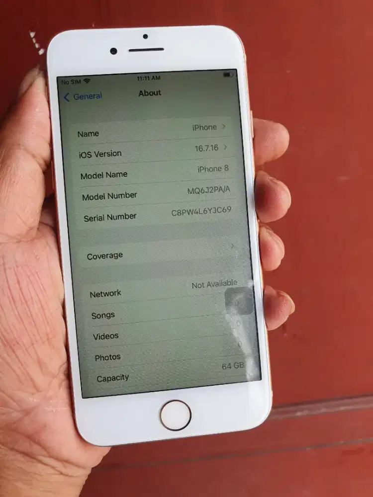 Iphone 8 internal 64gn