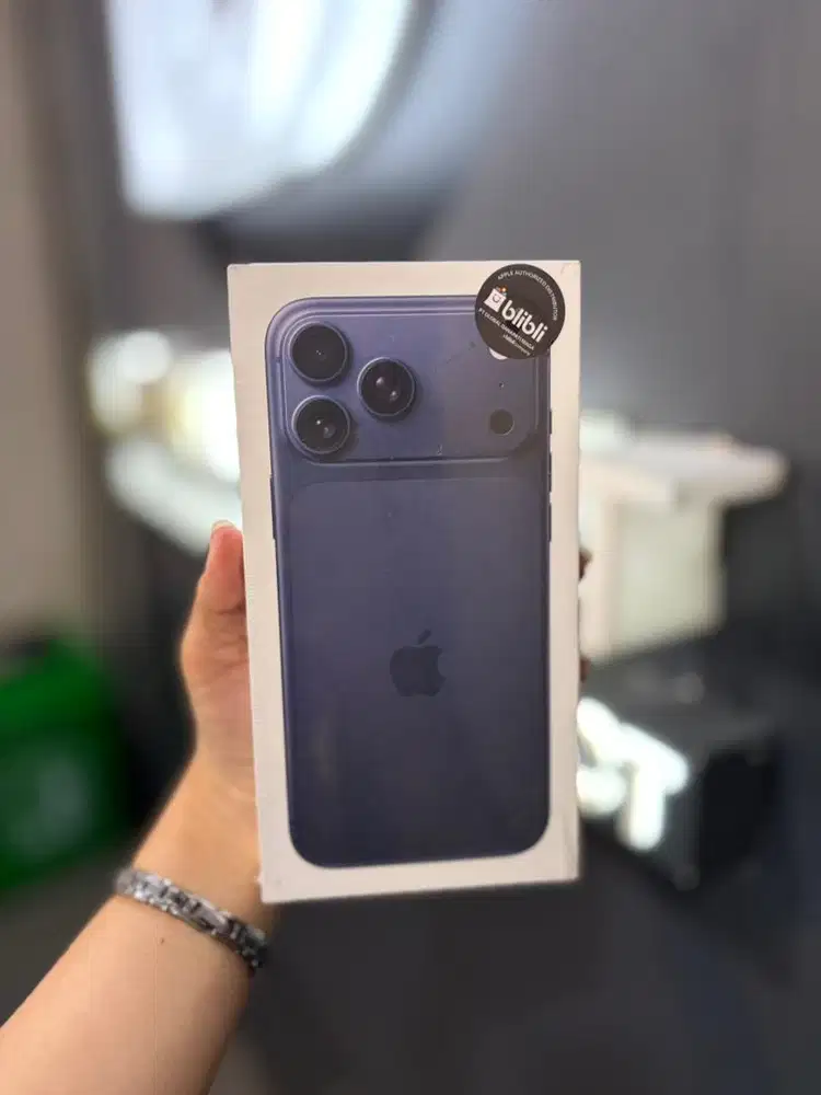 READY IPHONE 17 PROMAX 256GB DEEP BLUE NEW UNIT IBOX BISA CICILAN