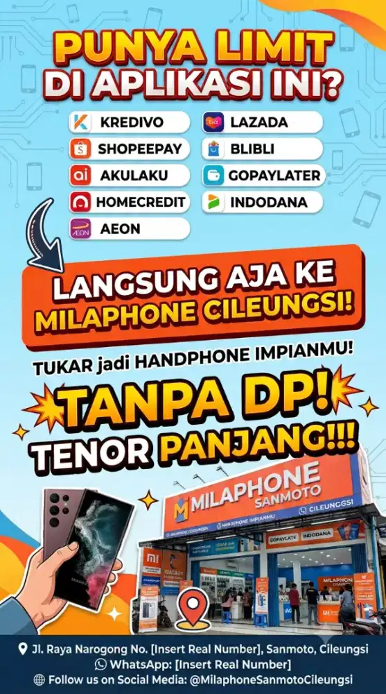 CICILAN HP SAMSUNG TANPA DP