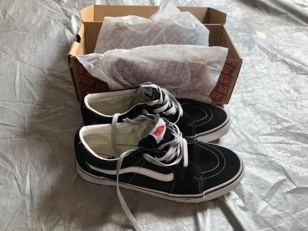 Vans Sk8 Low Black White