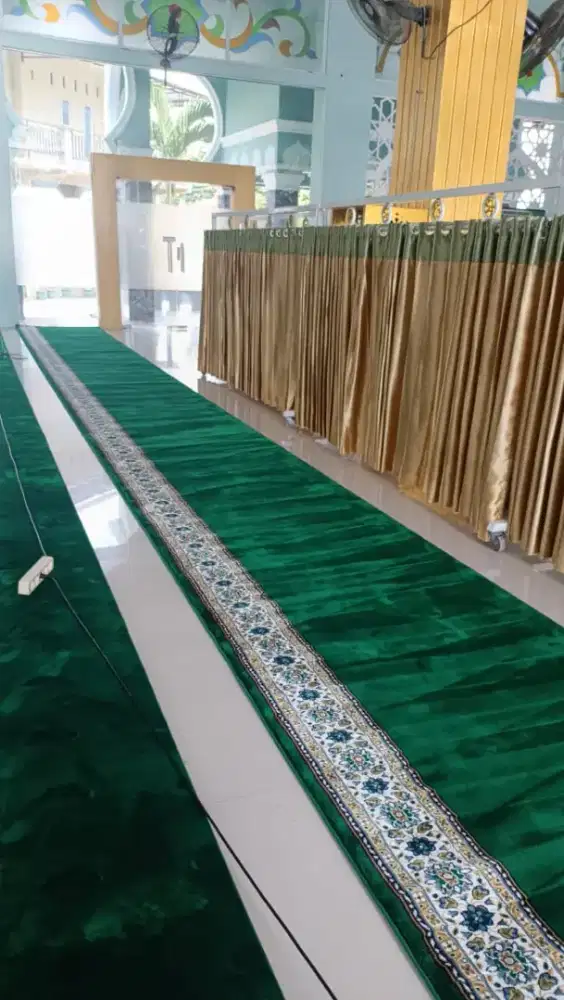 Karpet Masjid Palembang Murah Berkualitas (Bisa Request Ukuran)