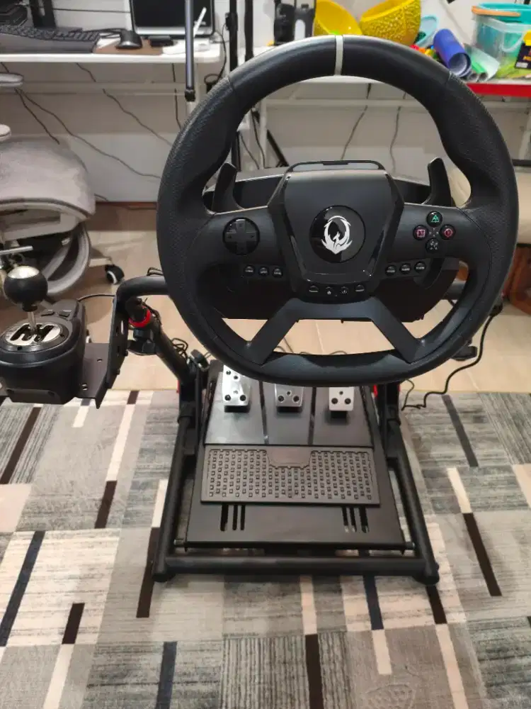 simulator steering wheel sades ryunix kaizu XR1 + stand rexus