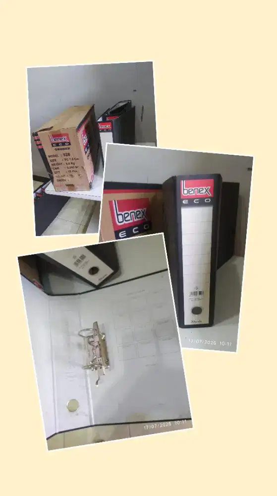 Ordner Folio Benex ECO 928 2 ring 7.5mm Map Arsip kantor sekolah