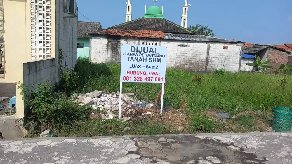 Jual Tanah Murah Luas 64 m2 di Muktiharjo