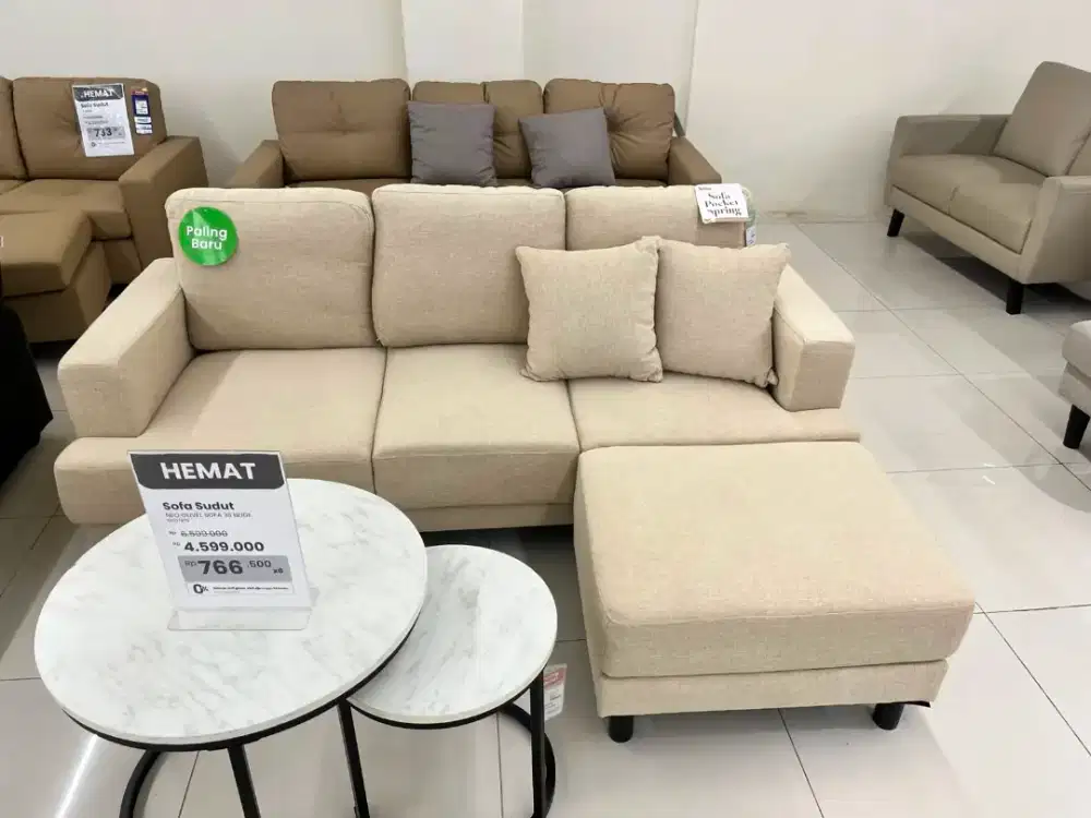 CEPAT HABIS! PROMO BESAR SOFA CORNER / SOFA RUANG TAMU