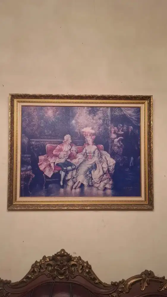Lukisan Bangsawan Rococo Neo Klasik