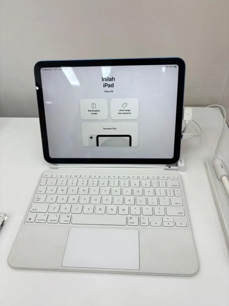 CICILAN IPAD GEN 11 A16 11 inci 128 wifi PROMO BUNGA RINGAN