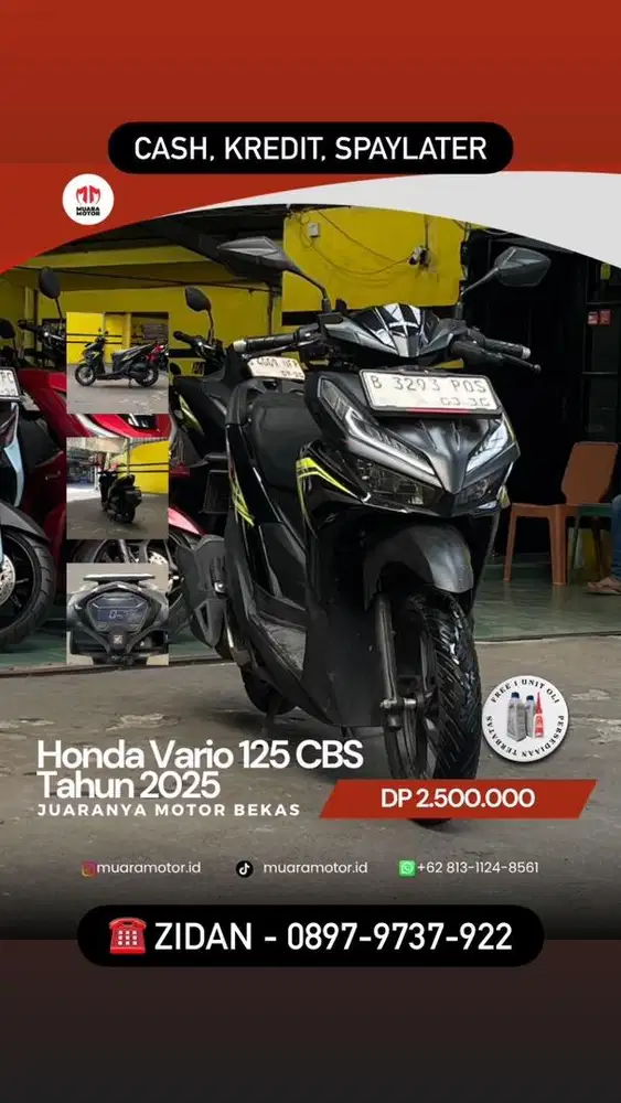 HONDA VARIO 125 CBS 2025 MULUS !!!