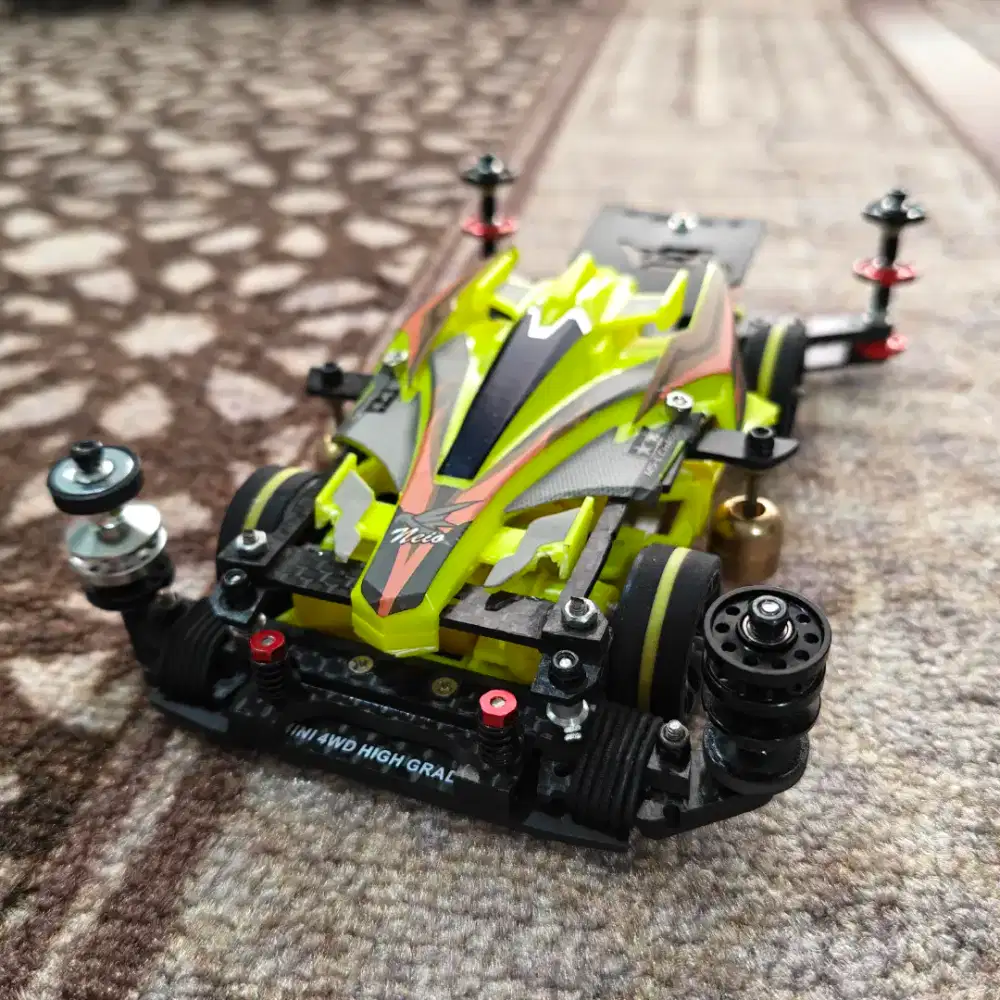 Tamiya STO RTR Istimewa 5 jalur 3 jalur Ban bubut carbon AT Pivot