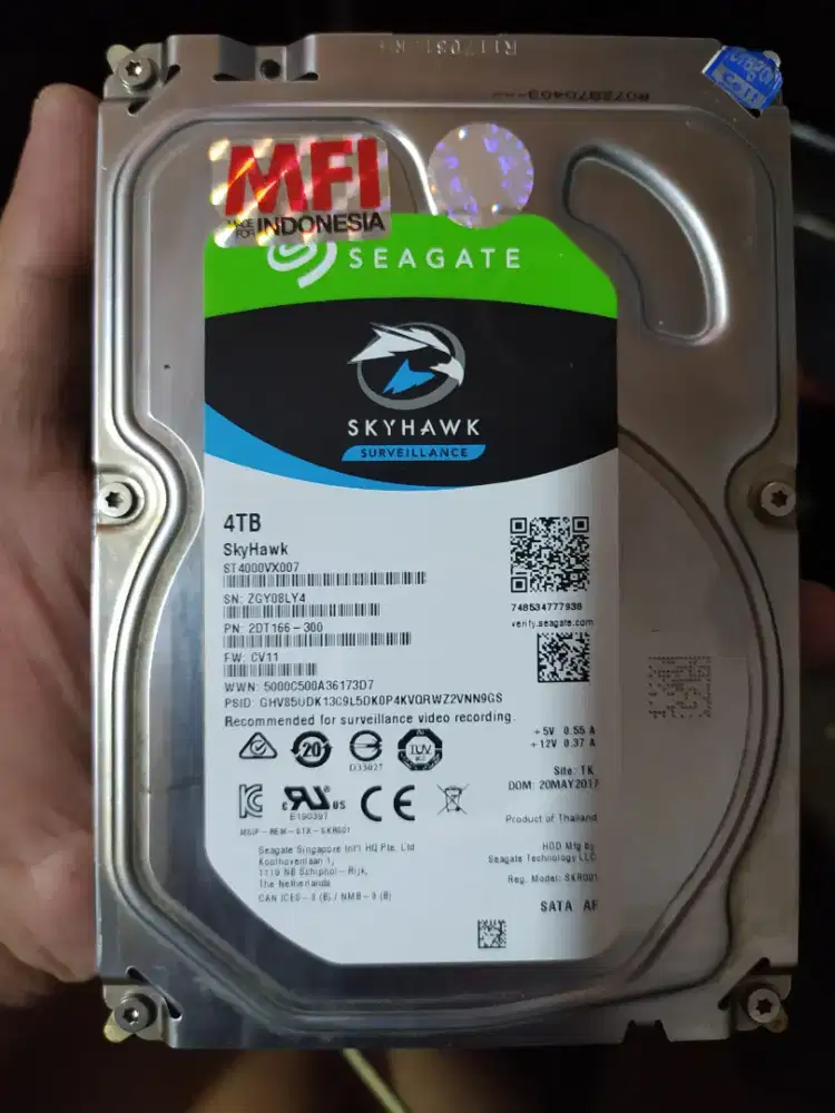 Hardisk 4TB untuk PC CCTV
