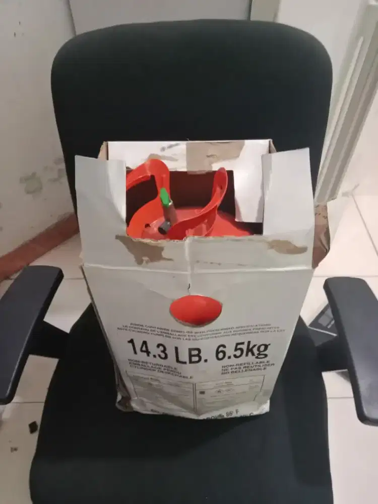 FREON R600a 6,5KG FULL BELUM TERPAKAI