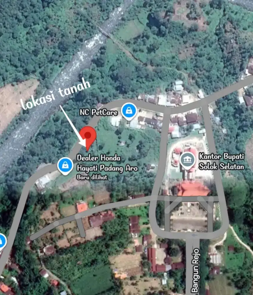 Dijual tanah, lokasi strategis