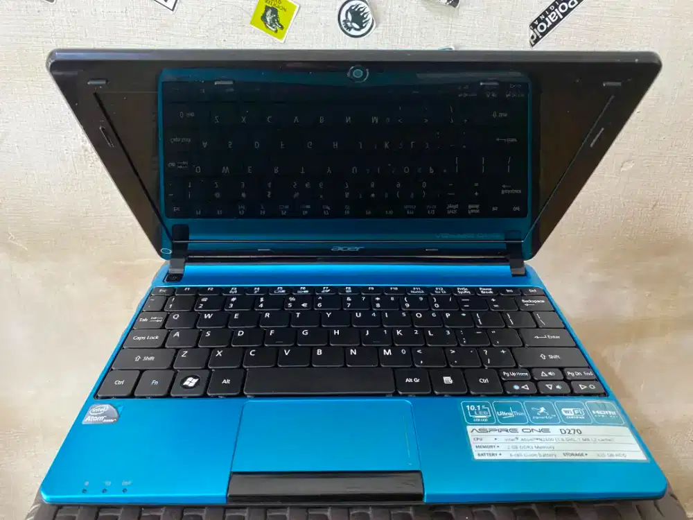 JUAL LAPTOP NOTEBOOK ACER D270 INTEL N2600 RAM2GB HDD320GB BERGARANSI