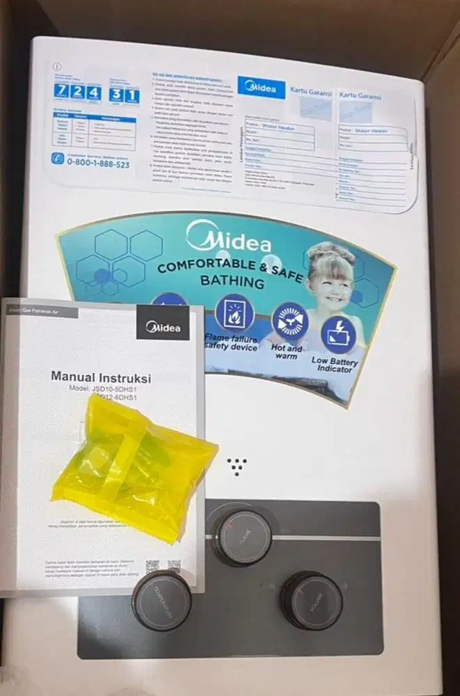 Water Heater Midea Gas