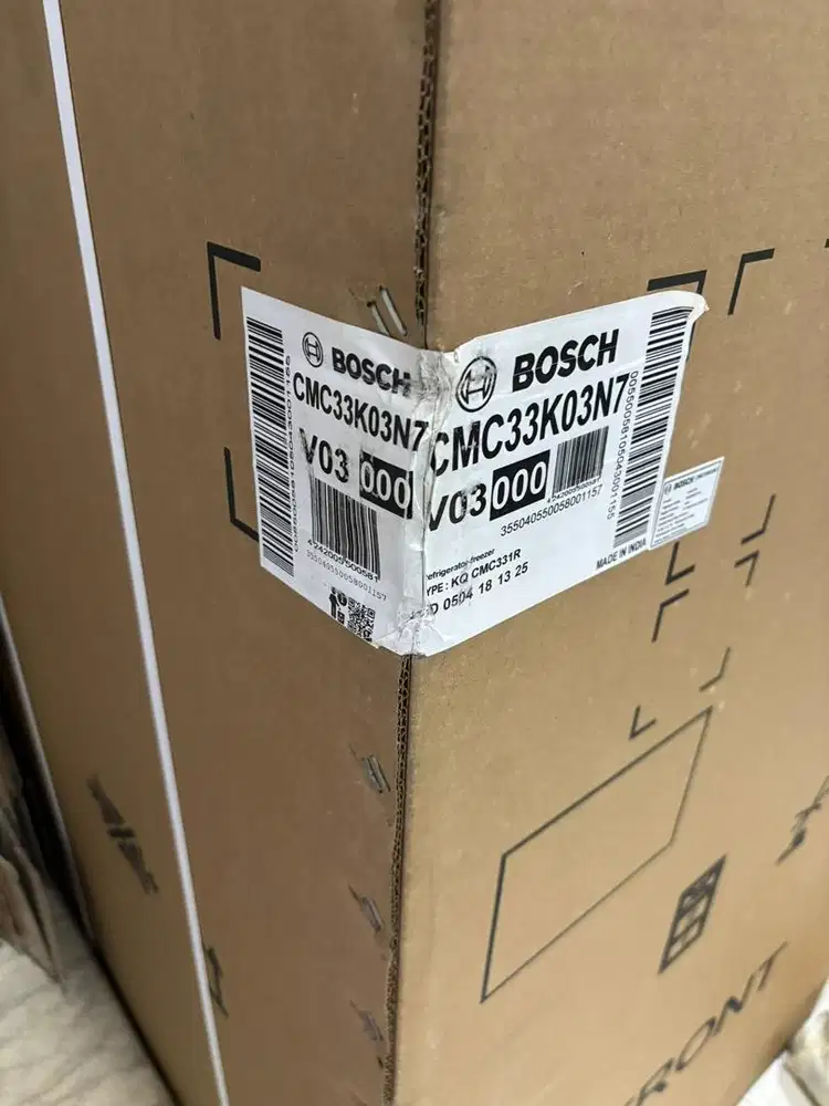 DIJUAL kulkas BOSCH Seri 4 BARU SEGEL, GAJADI PAKAI