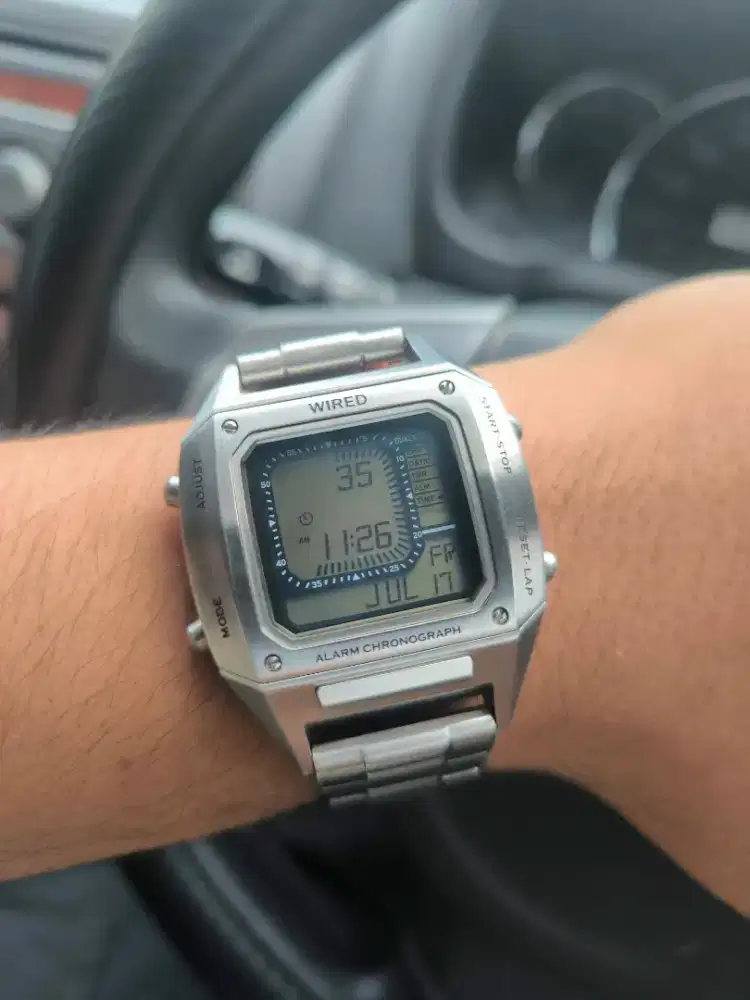Jual jam tangan wired Digital Chronograph by Seiko AGAM401 X BEAMS