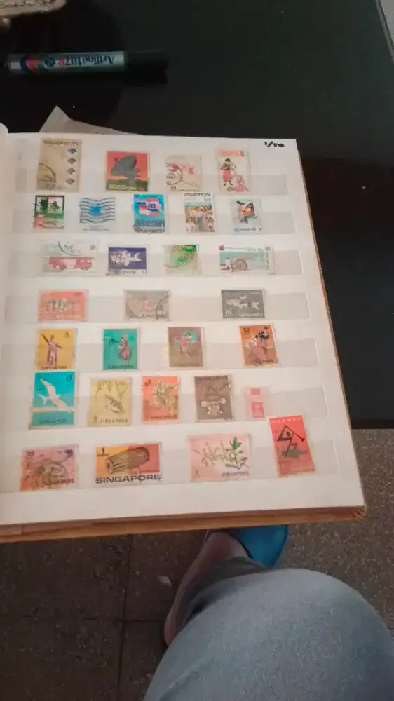 Jual perangko jadul thn 70 an. Singapore.