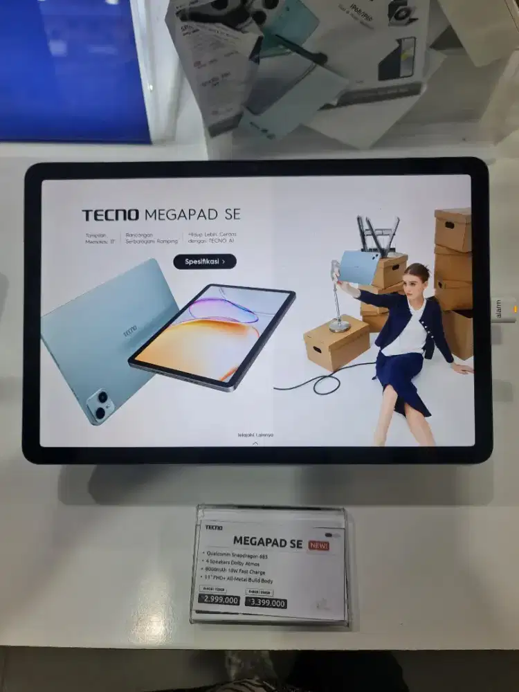 Tecno Megapad Se garansi resmi ktp saja