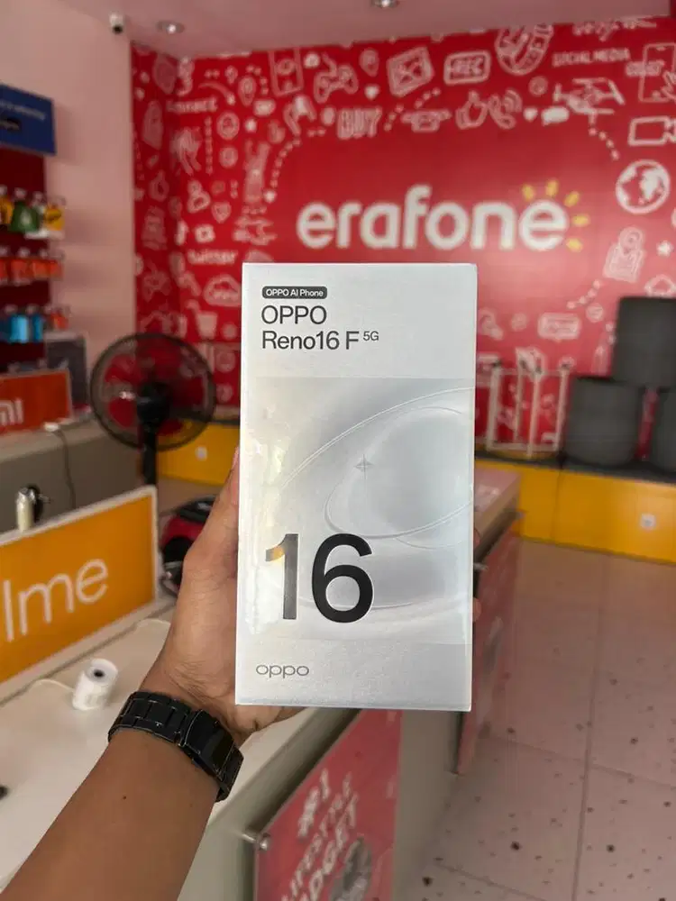 READY OPPO RENO 16F 5G BISA CICILAN 0% DAN DAPATKAN CASHBACK NYA