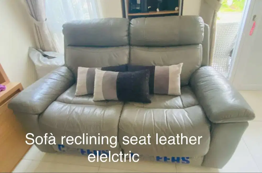 Sofa 2 seats Leather reclining