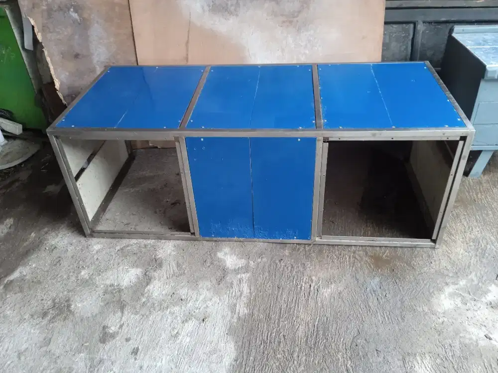 Meja Stainless bekas