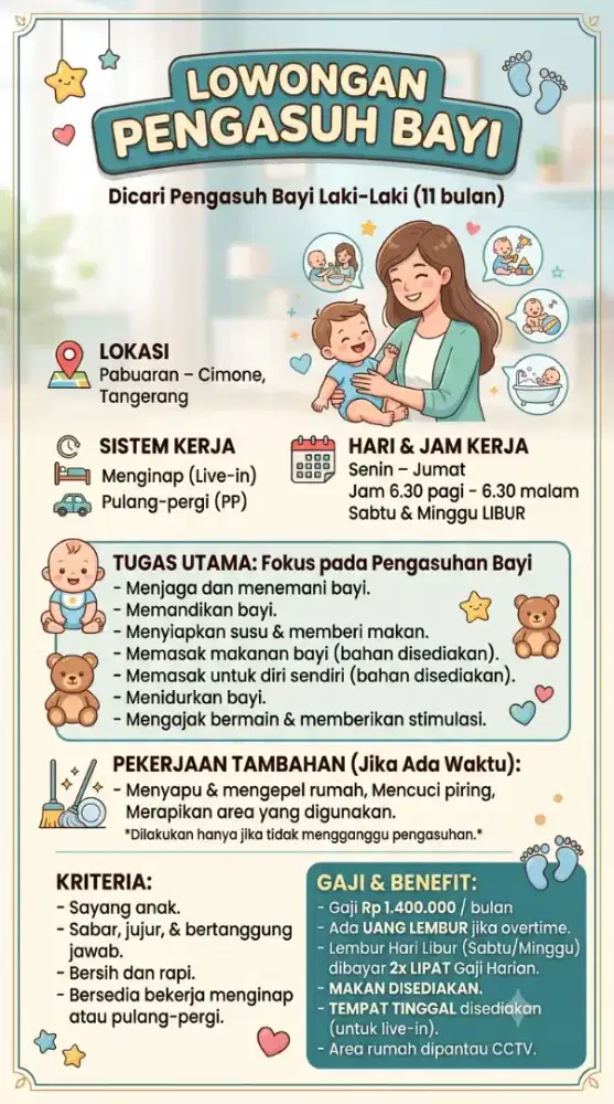 LOWONGAN PENGASUH