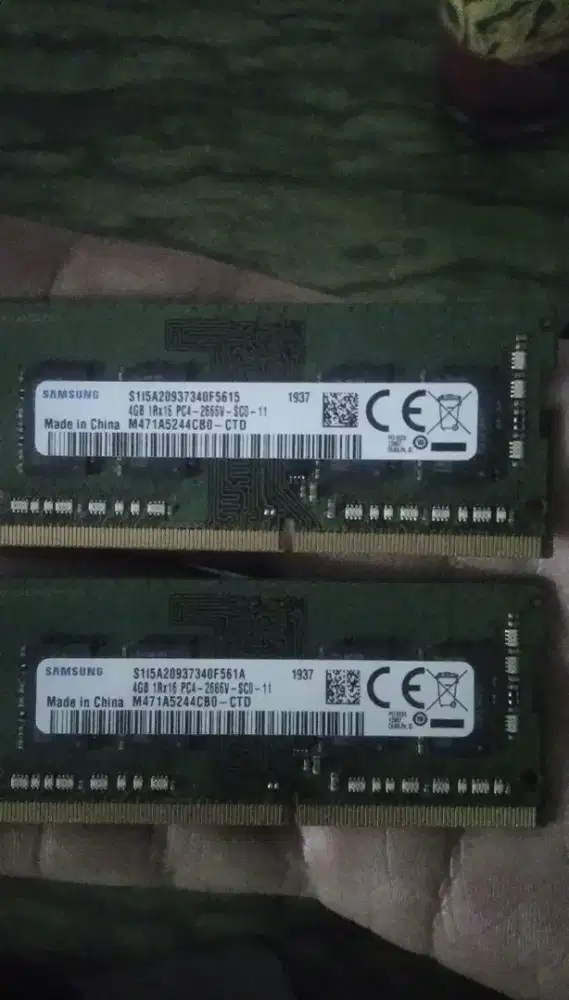 Ram 4gb 2 keping 2666mhz untuk laptop
