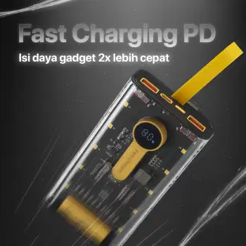 Power Bank 10000mAh Fast Charging PD LED Dual USB Port 66W