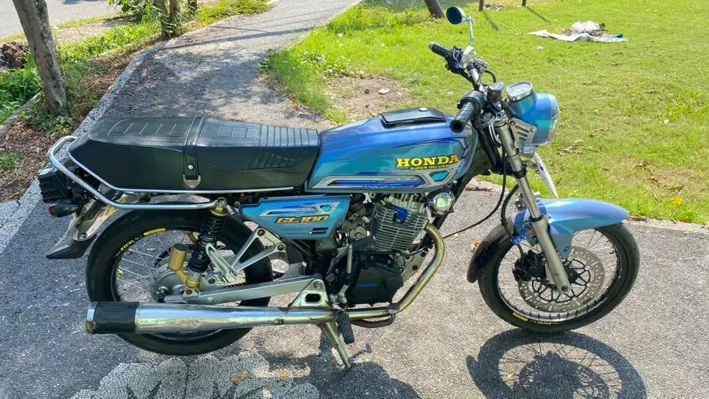 gl 100 doubel stater modif siap pakai