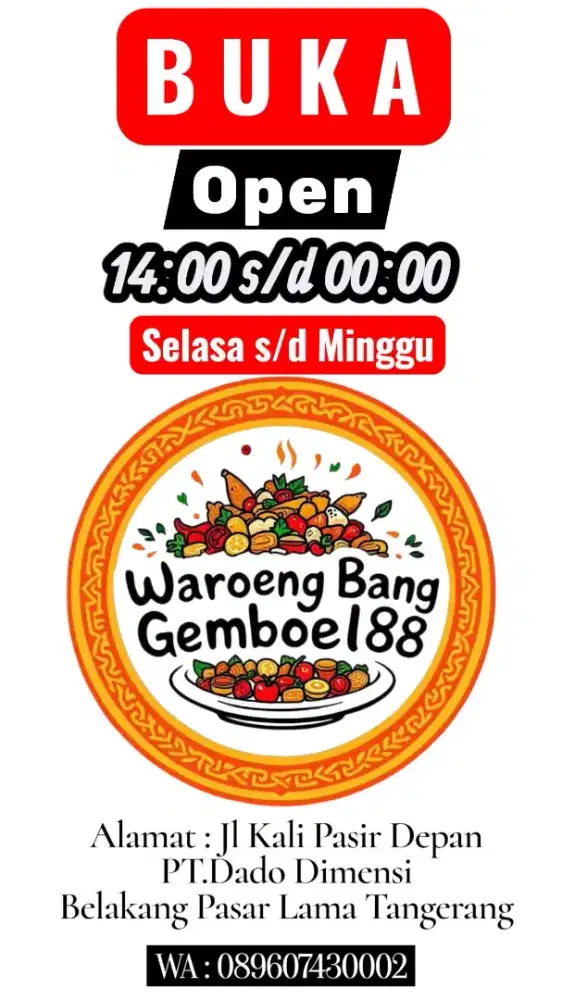 Di BUTUHKAN Karyawan Cowok ... untuk Warung Ayam Bakar