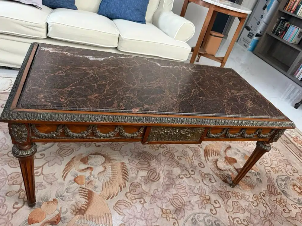 Marble Coffee Table Antique