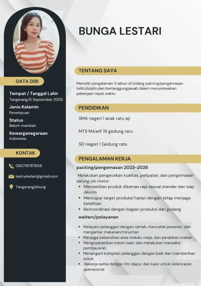 Sedang mencari pekerjaan
