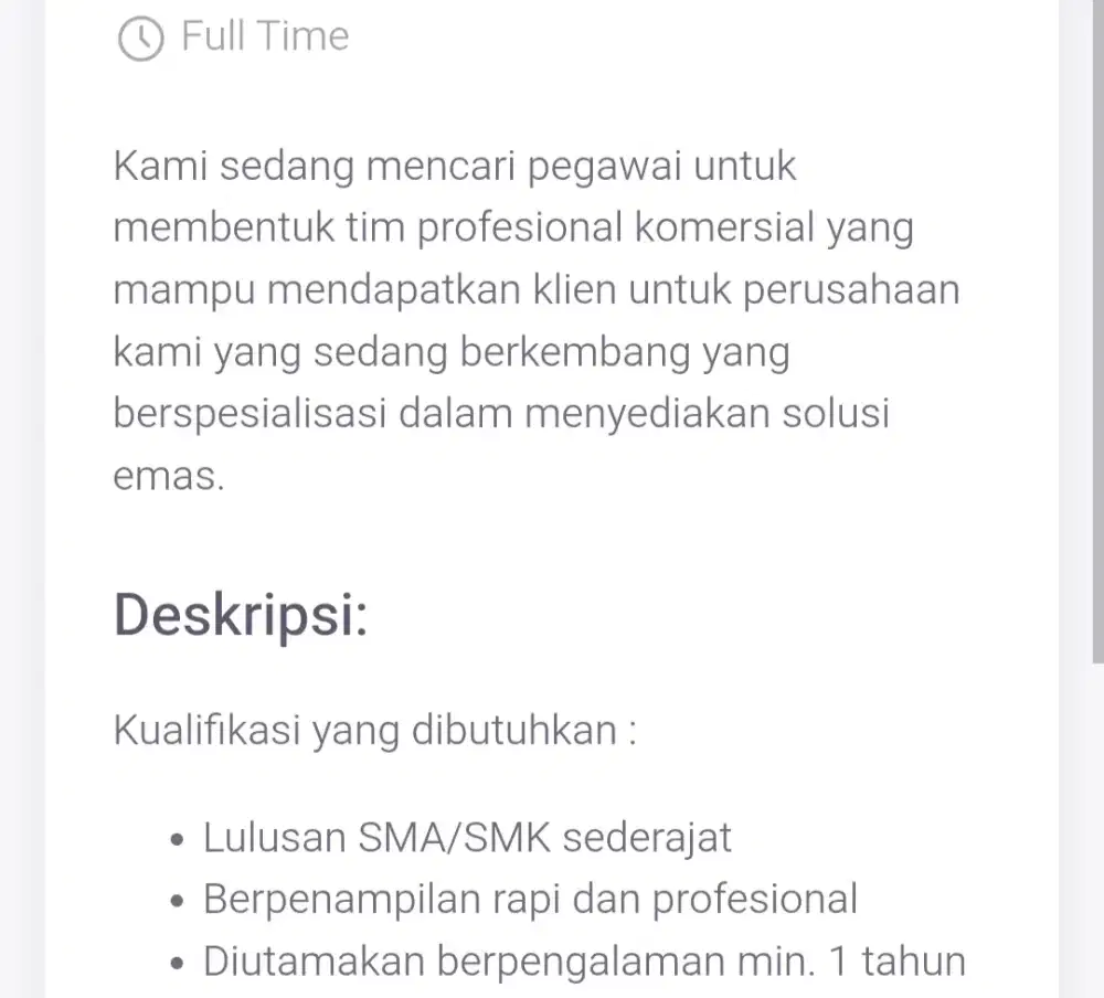 DICARI SPG TOKO