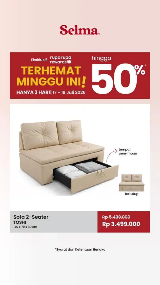 Sofa toshi selma
