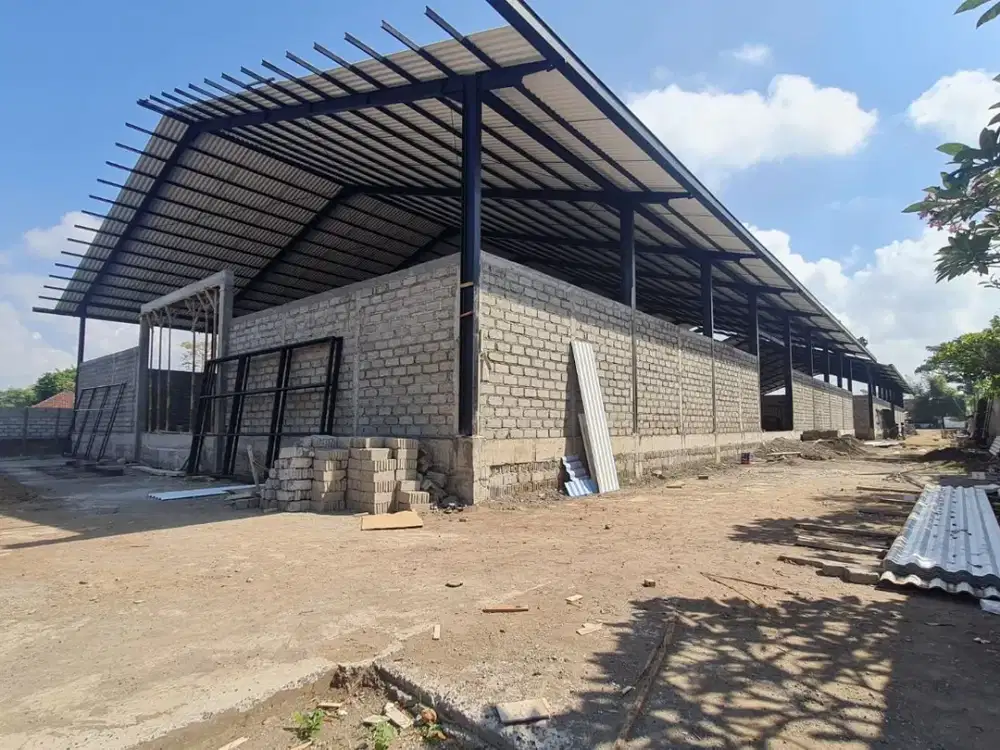 Disewakan Gudang on Progress pembangunan Bagus Area  Denpasar Timur