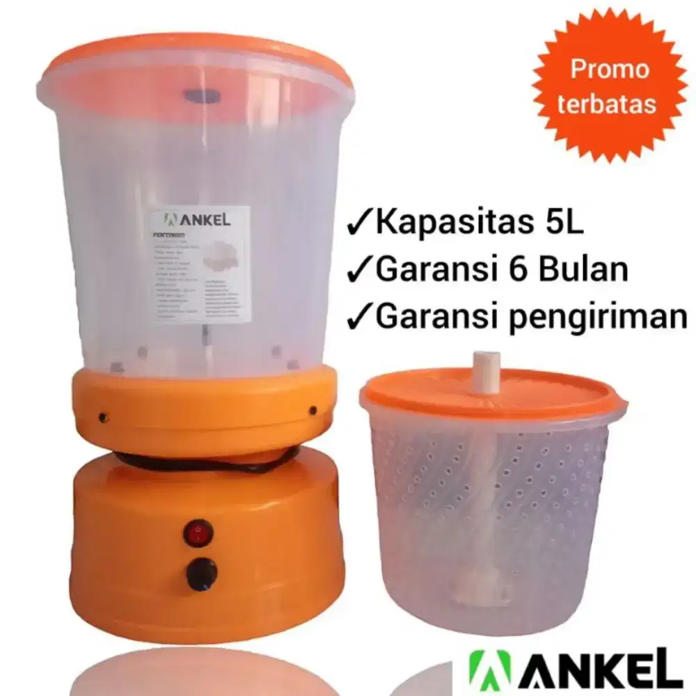 Spinner Peniris Minyak Ukuran 5L (Mesin Oke & Siap Pakai)