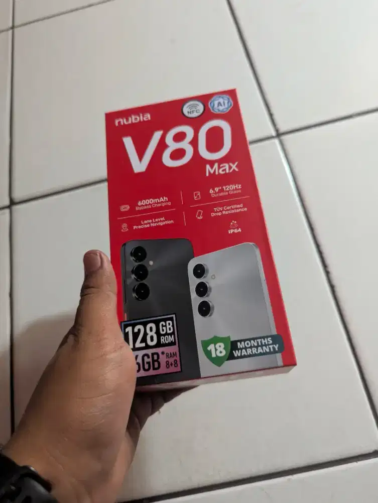 ZTE Nubiav80Max 8+8/128gb