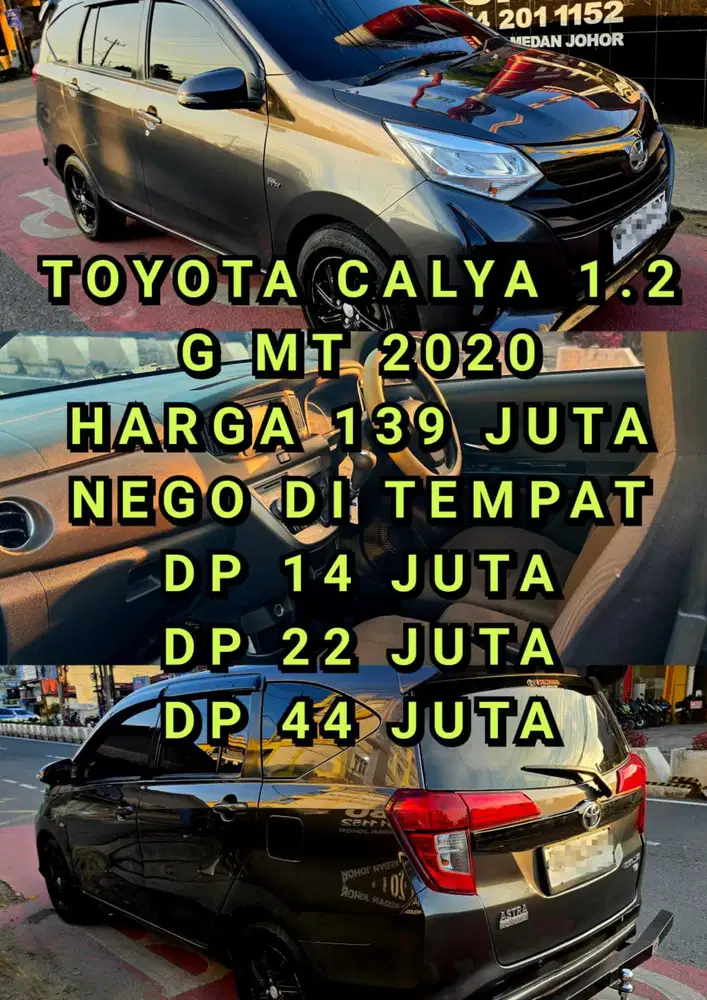Toyota Calya 2020 Bensin DP 14 JUTA