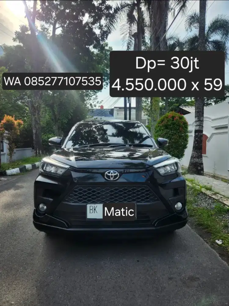 Toyota Raize matic G one tone 1.2cc 2022 pemakaian 2023