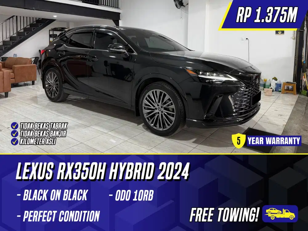 Lexus RX350h Hybrid 2024 NIK 2023 Black Hitam RX350 H RX 350h 350