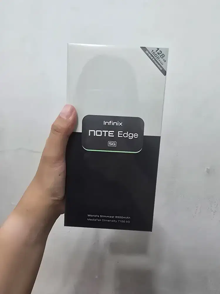 New infinix note edge 5G 8+8/128 layar 3D curved