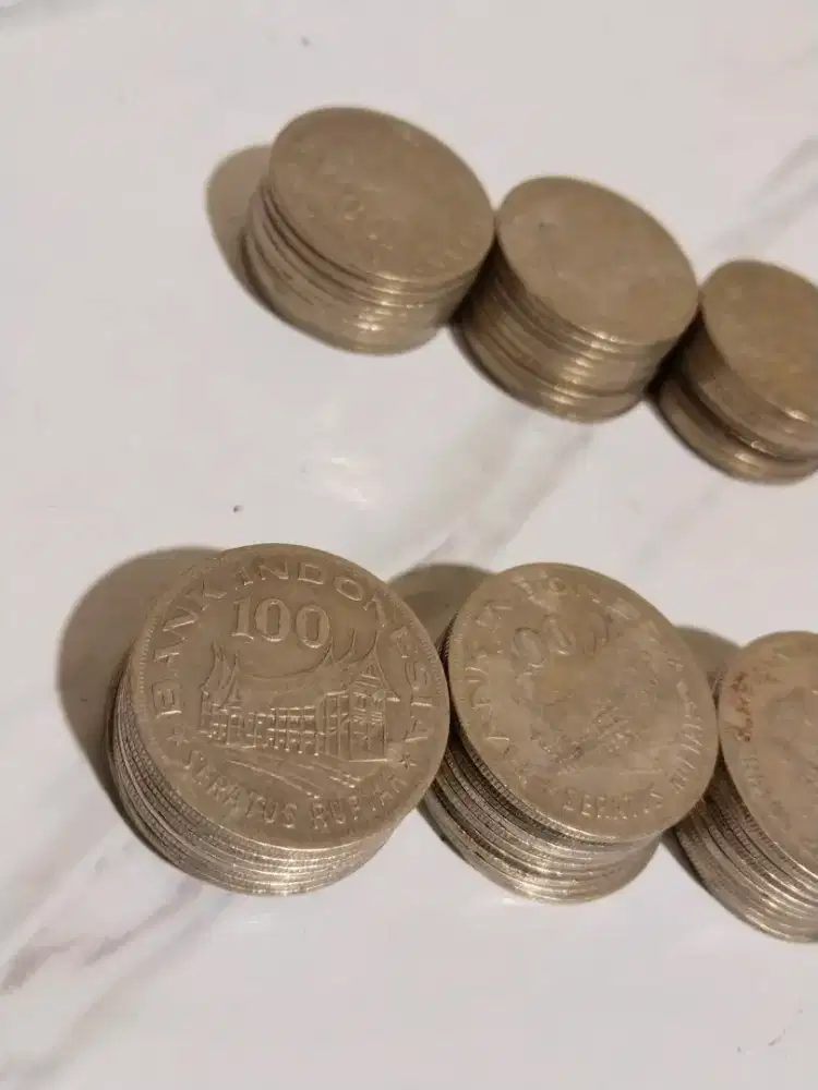 Jual koin rupiah lama 25,50,100,100 kertas