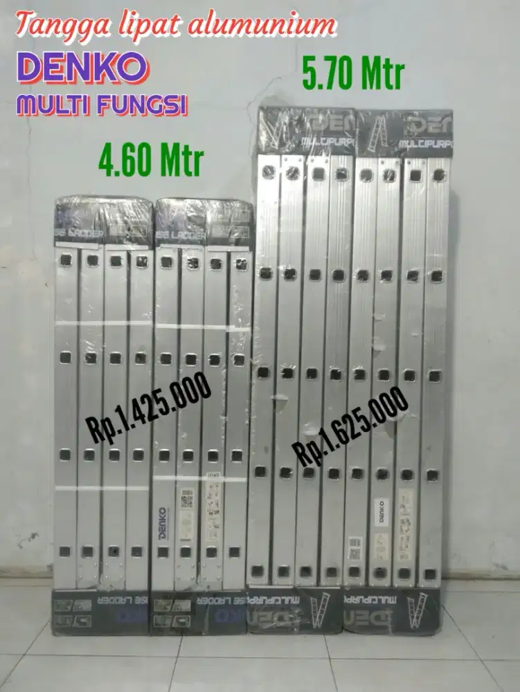 Tangga lipat alm MULTI FUNGSI 4.6 Mtr