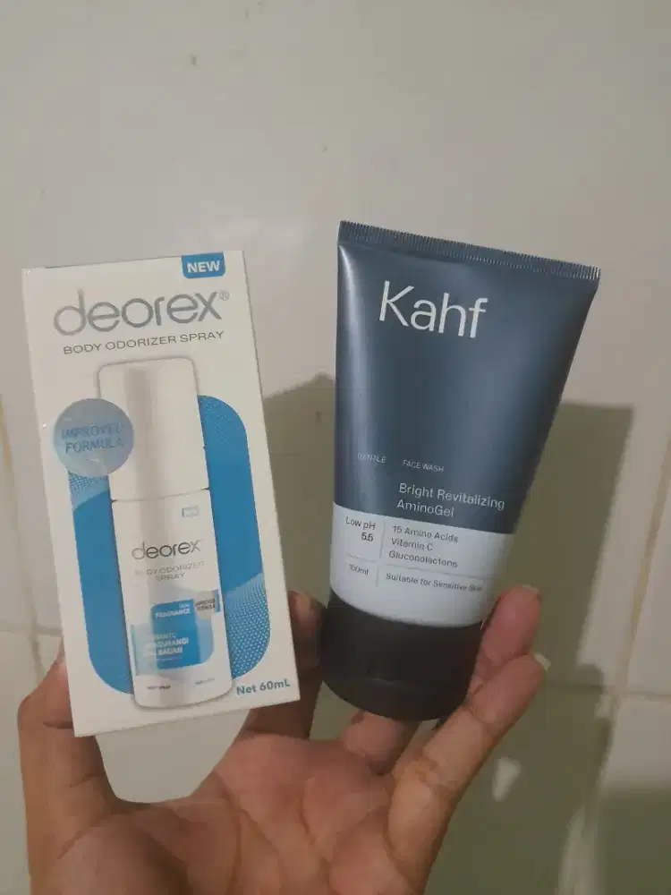 Deorex Body Odorizer Spray + Khaf Facial wash 100 Ml