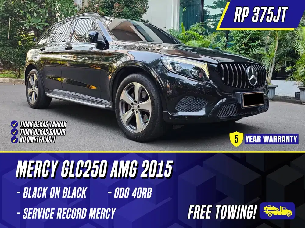 Mercedes Benz GLC250 AMG Edition 45 2015 Black Hitam Mercy GLC 250