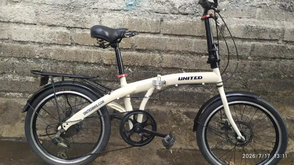 Sepeda lipet uk20 rem cakram