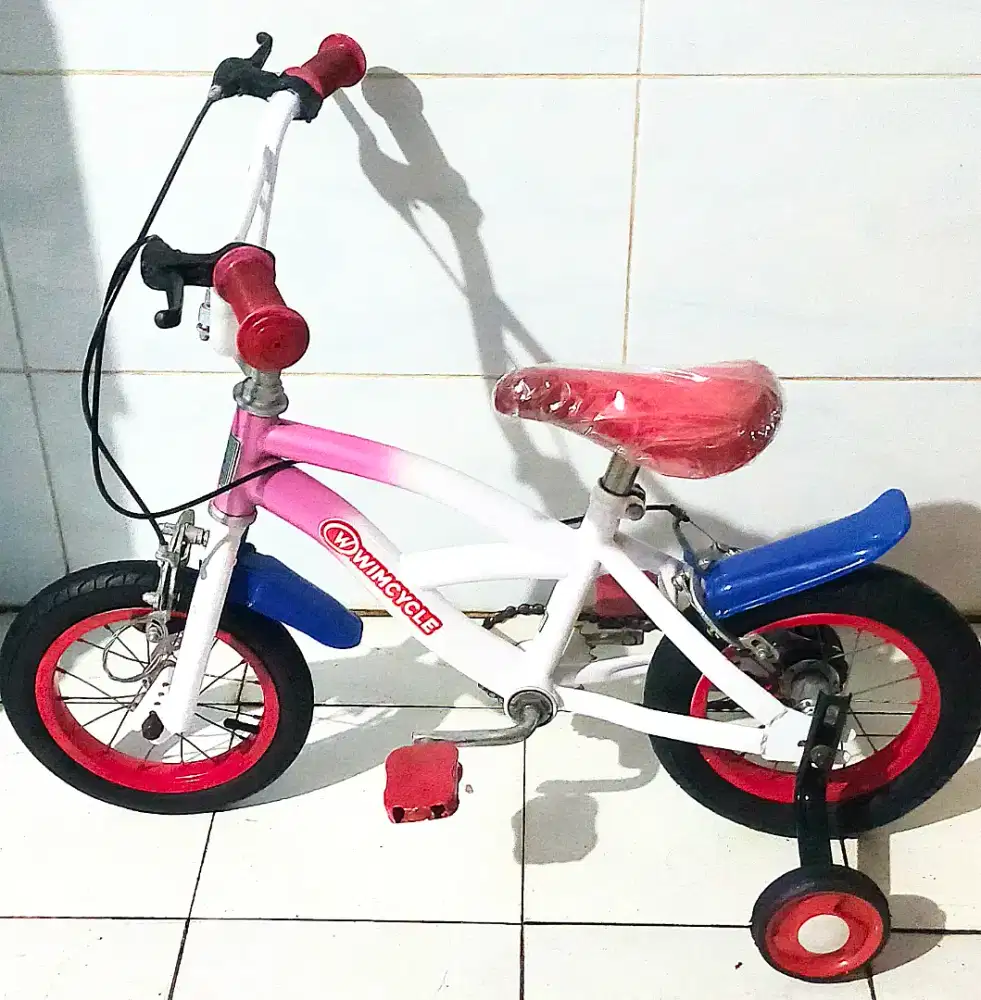 Sepeda wim cycle ukuran 12 ( umur 2 tahun - 6 tahun)